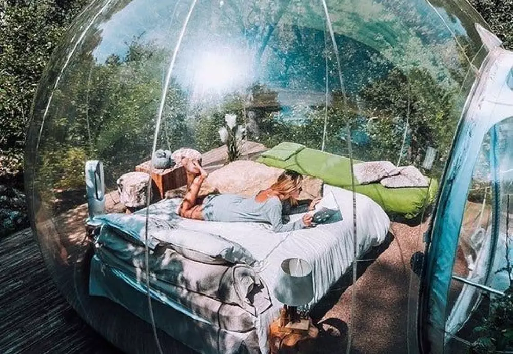 buying an inflatable bubble tent